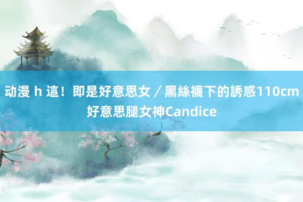 动漫 h 這！即是好意思女／黑絲襪下的誘惑　110cm好意思腿女神Candice