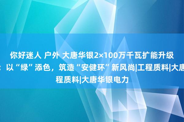 你好迷人 户外 大唐华银2×100万千瓦扩能升级改良名目：以“绿”添色，筑造“安健环”新风尚|工程质料|大唐华银电力